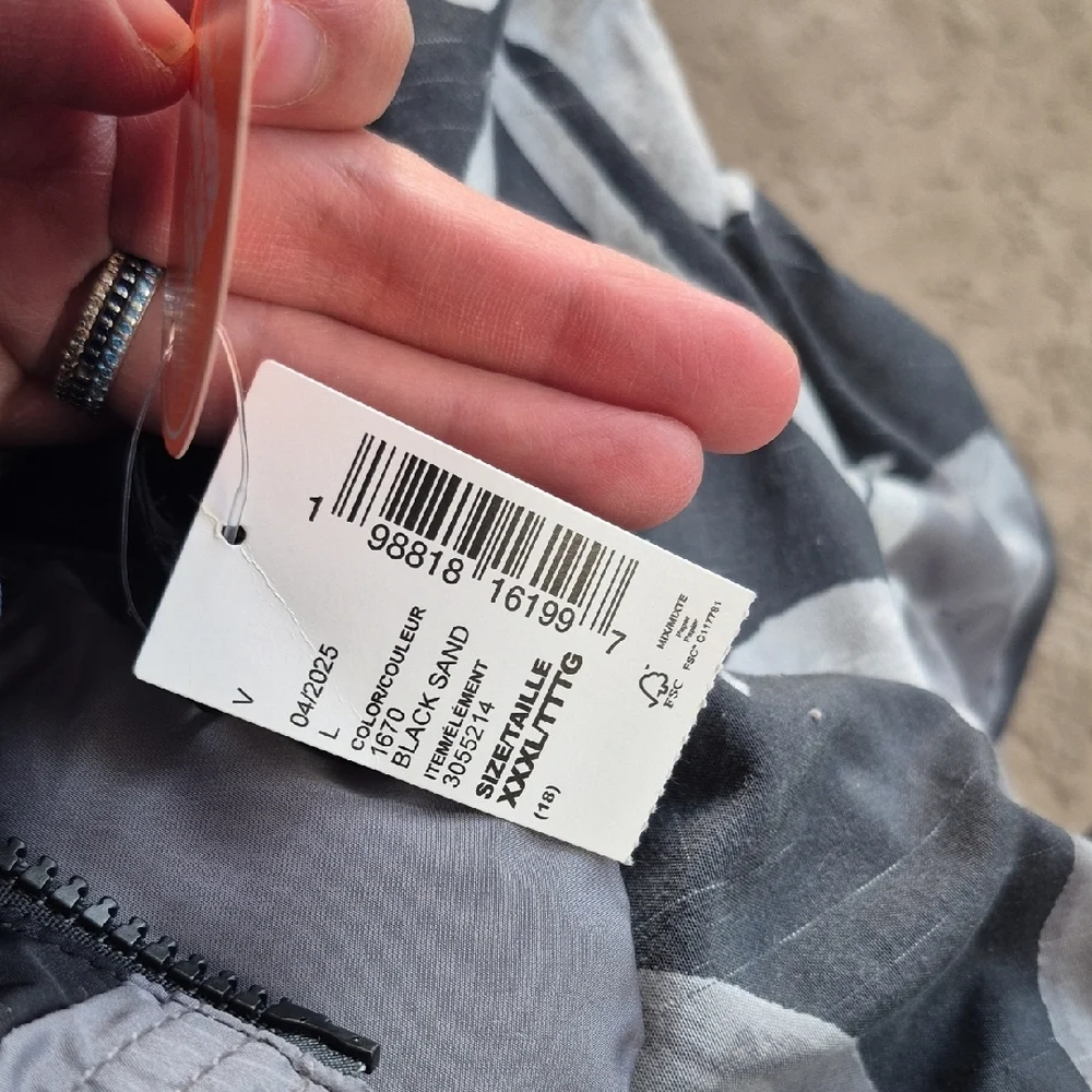 The Children's Place Charcoal and Light Gray Puffer Jacket - Picture 6 of 6